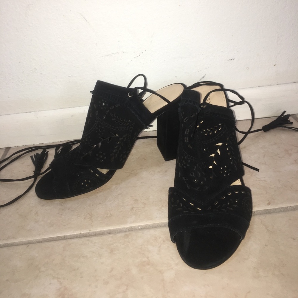 black heels